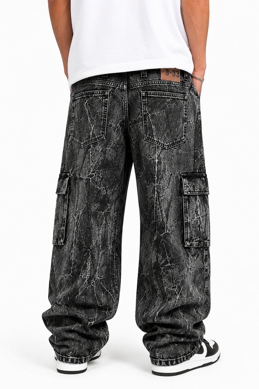 Jean Cargo Gris jaspe