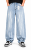 Jean Baggy Azul Claro Botones Expuestos