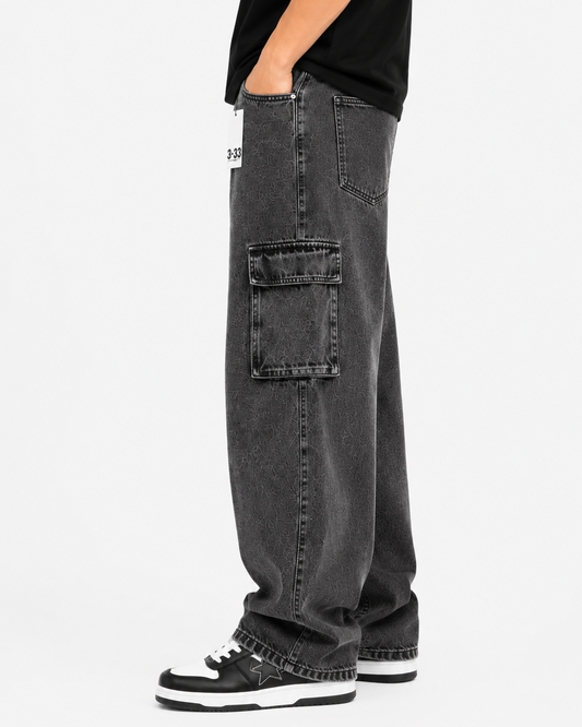 Jean Cargo Gris Oscuro