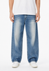 Jean Baggy Azul Desgastado Efecto Whiskers