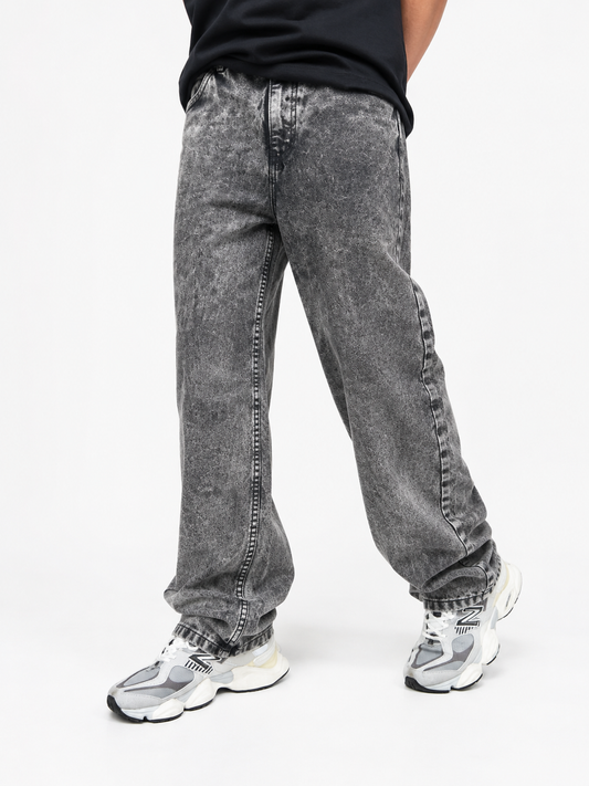 Jean Baggy Oversize Gris Medio