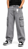 Jean Cargo Gris Medio