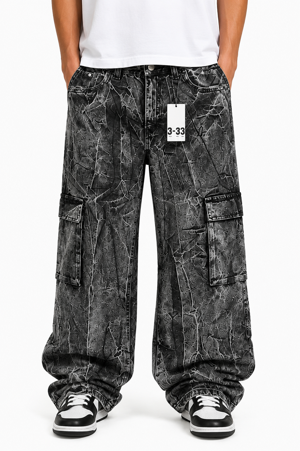 Jean Cargo Gris jaspe