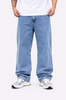 Jean Oversize Rígido Fros Azul Claro