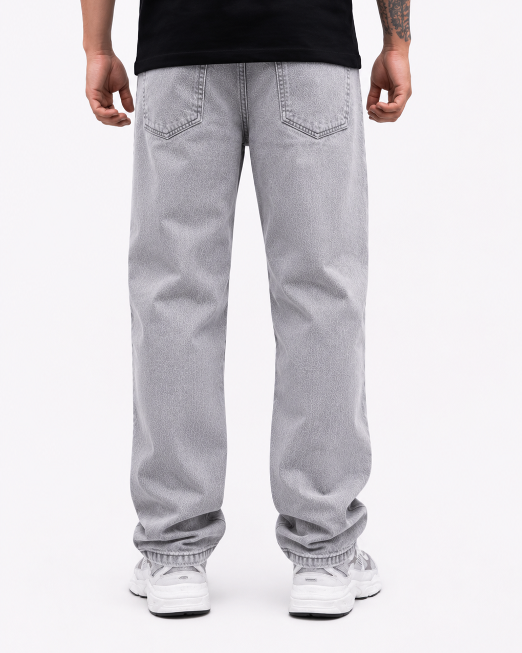 Jean Baggy Gris Perla